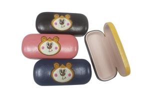 China PU Embroidery Kids Hard Shell Eyeglass Cases Children Cartoon Cases factory