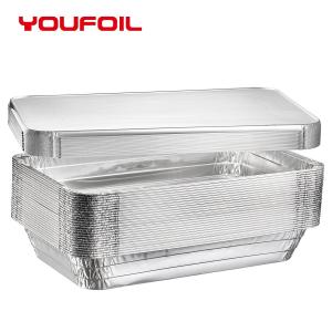 China Large Capacity Disposable Aluminum Foil Pan Full Size Pan with Lid factory