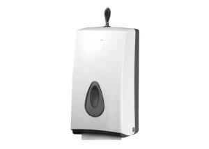 China Multifunctional Folded Hand Paper Dispenser , Double Roll Paper Towel Dispenser factory