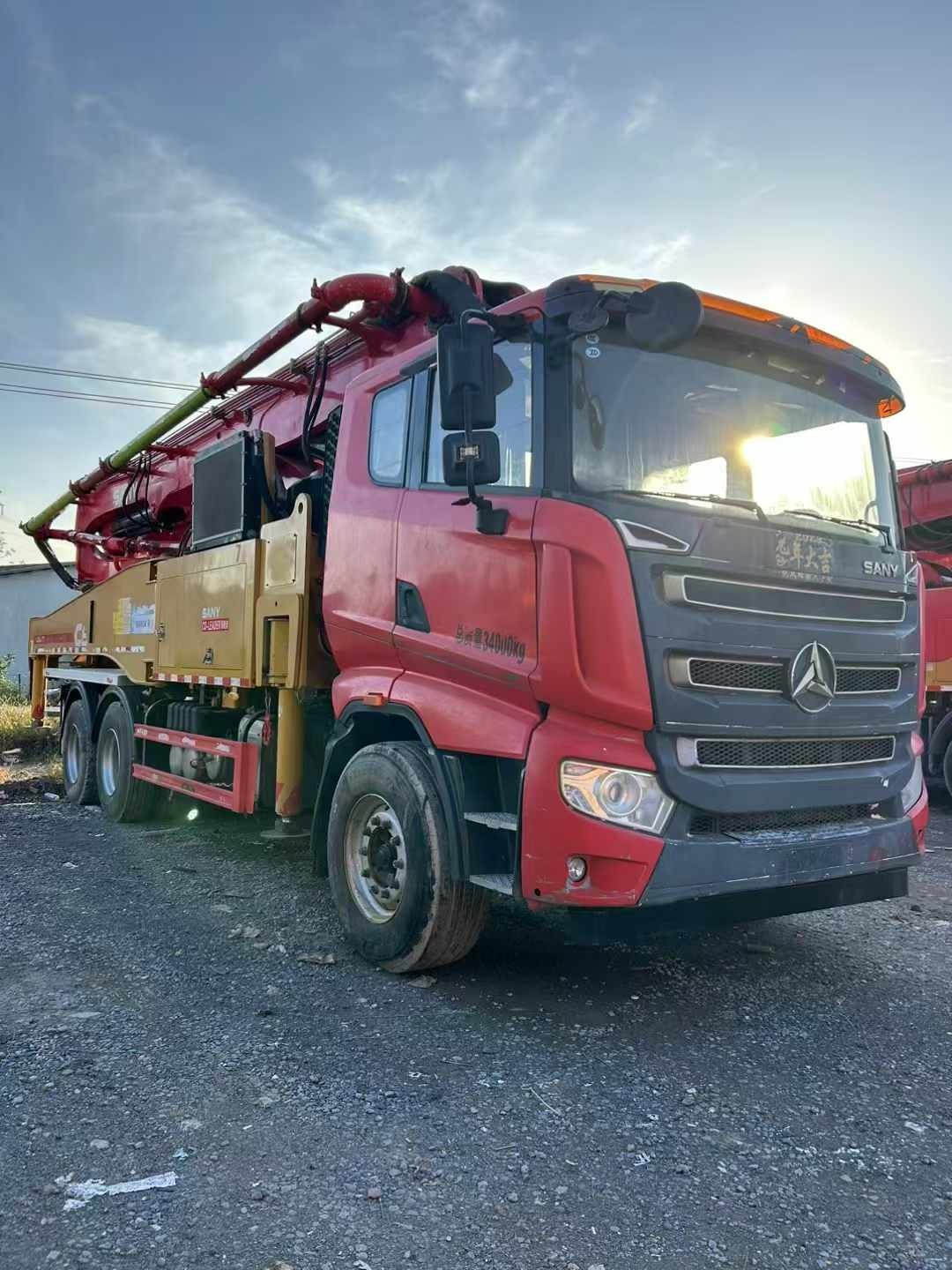 SANY Used Concrete Pump In Stock 49M Construction Machinery
