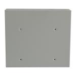 Solid Post Mount Mailbox High Strength Compact Size 36.2x10x32.2cm