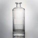 Decal Surface Custom Round and Curve Shape Glass Liquor Bottle for Vodka Whisky