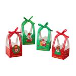 Custom Portable Christmas Cardboard Gift Boxes Packaging Coated Paper