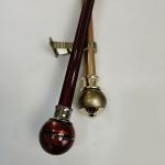 Gold 22 Inch Luxury 0.35mm Steel Pipe Curtain Rods