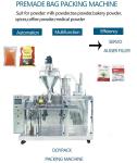 Full Automatic Rotary Food Powder Premade Bag Pouch Packing Machine for Food