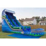 Big Inflatable Slide Water Lake Inflatable Water Park For Child And Adult