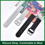 20 22mm Silicone Rubber Watch Straps Band With Quick Realease For Watches