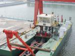 Powerful Steel Dredging Boat 900mm Cutter Head 1432 KW Sand Suction Depth 10m