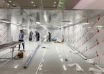 Plexiglass 3600m3/H Prefab Clean Rooms ISO Class 7 Dust Free Cold Rolled Steel