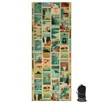 Travel Microfiber Suede Sublimation Beach Towels Beach Themed Bath Towels With