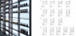 Black Aluminum Honeycomb Cabinet Furniture Bedroom Living Room Storage Cabinets