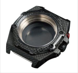 China 3k Twill Carbon Fiber Watch Case Cnc Sandblasting Odm ISO14001 factory