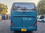 Luxury Higer KLQ6796 Used Coach Buses 34 Seats LHD Rear Engine 147kw Plate
