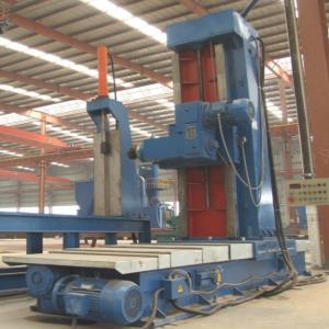 China Manual Box Beam End Face Milling Machine Blue Green For Seam Preparation factory