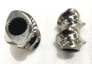 China Wear Resistant HRC 58-62 Triangle Flighted Screw Elements Extruder Segments factory
