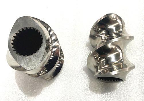 ZE77 Covey Screw Segments Extruder Screw Material HRC58 - 62 Hardness For