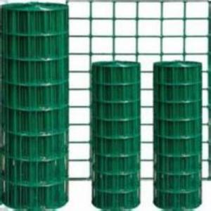 China 6Gauge PVC Welded Wire Mesh 4x4 Green Pvc Coated Welded Wire Fence factory