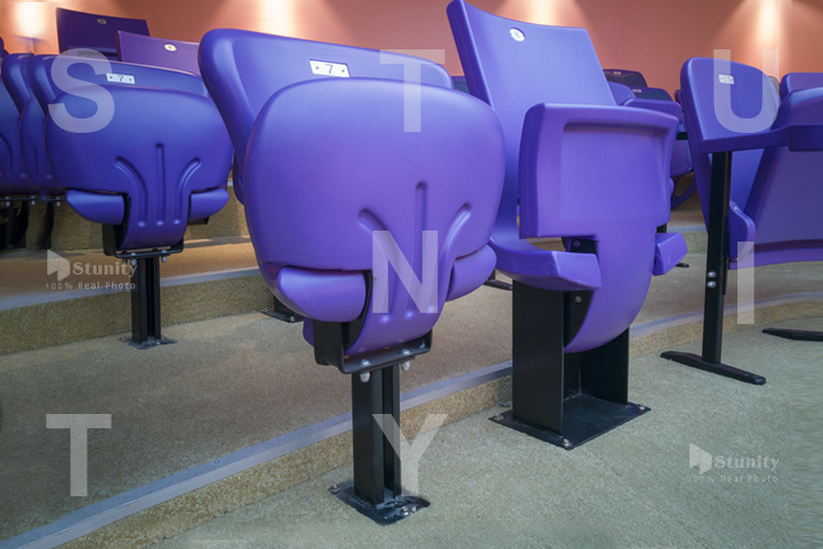 UV Resistant HDPE Folding Stadium Chairs For Football Stadium