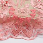 Color Brilliancy Flower Lace Fabric Embroidery Flower Cloth Fabric For Fashion