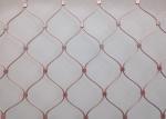 Knotted Tensile Rhombus Flexible Stainless Steel Cable Mesh 7*7 7*19