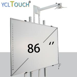 China 16:10 Electronic Smart Interactive Whiteboard 86 Inch Alluminium Alloy Frame factory