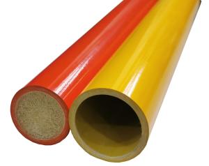 China UV Resistance Tramway GRP Tube / High Voltage GRP Products for Catenary factory