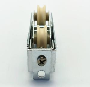 China Plastic Cover Aluminum Sliding Door Rollers 1.2mm Iron Sheet Material OEM factory