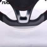 W205 CLA Alcantara Real Carbon Fiber Mercedes Benz Steering Wheel With LED