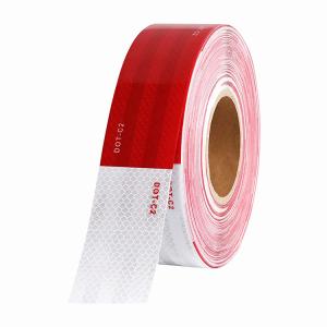 China 5cm PET DOT Reflective Tape For Trailer PET Glass Bead Customized factory