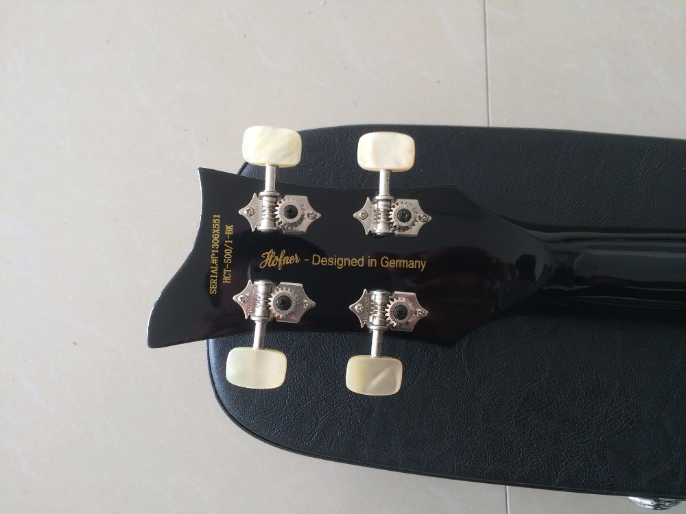 Hofner custom guitar 4 string electric bass guitar hofner bb2 with Germany pickups Color