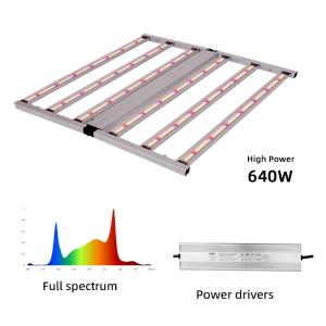 High Efficiency LED Grow Light 640W For 4x4ft Coverage Area No Noise