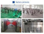 Access Control Flap Security Turnstile Gate Brushless Motor Type