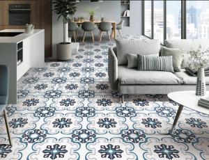 China Cement 0.03 W.A 20x20cm Wall Floor Ceramic Tiles Living Room Skidproof factory