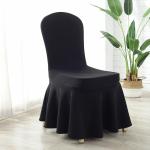 Plain Dyed 220gsm Spandex Elastic Banquet Chair Covers