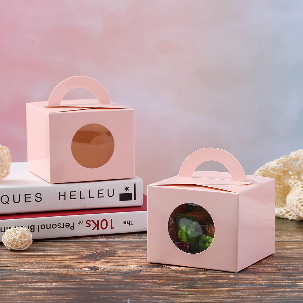 Recycled Materials Custom Luxury Cake Candy Chocolate Packaging Paper Box With Window
