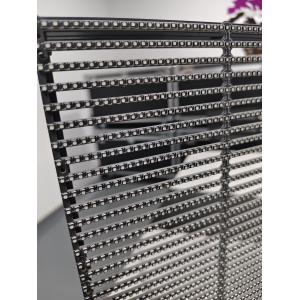 High Definition LED Grille Screen IP65 Transparency LED Grille Display