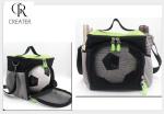 Polyester Soccer Sport Bags , Outdoor Black Basketball / Football Carrying Bag