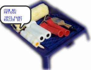 China 11pcs Paint Rollers Covers Durable Coating Roller Brush Wall Painting Tools Roller Sleeve factory