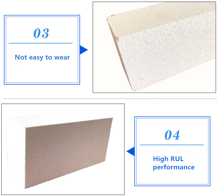 JM23/JM26/JM28/JM30/JM32 Mullite Light Weight Insulation Refractory Bricks for Benefit