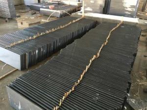 China Professional Granite Step Treads Dark Grey Color 175MPA Compressive Strength factory