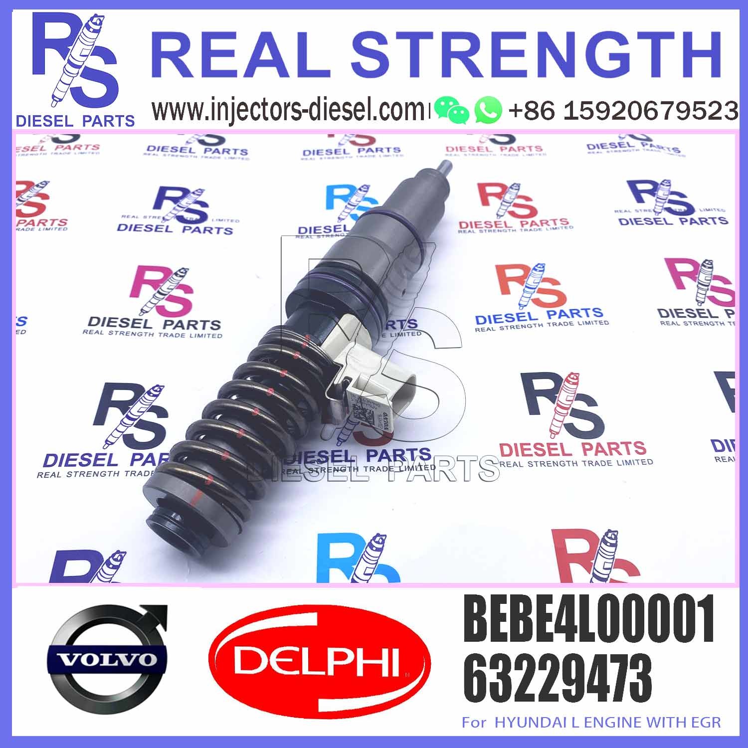 4 Pin Nozzle Assembly Diesel Electronic Unit Fuel Injector BEBE4L00002 BEBE4L00001 For Diesel Engine