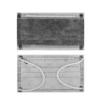 Home School Surgical Disposable Carbon Filter Face Mask / Ffp3 Filter Mask