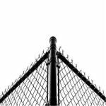 50mmx50mm Vinyl Coated Steel Chain Link Fence Diamond 8 Foot Easy Install