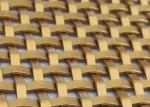 Stainless Steel 2.5mm Decorative Woven Wire Mesh Panels For Cabinet