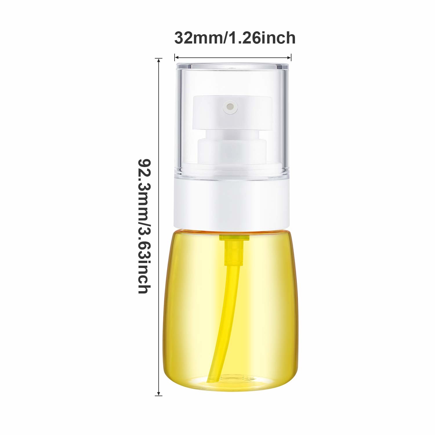 Small Size Cosmetic PETG Bottle Travel Lotion Dispenser Bottles
