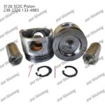 Piston 3126 322C Combustion Chamber 74mm 238-2726 133-4983 Suitable For