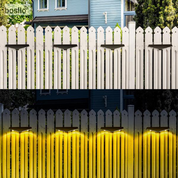 Solar Fence Lights Energy-saving Solar Lights for Gardens 1.2V 600mAh Battery