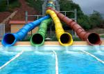 Big Splash Dual Water Slide 15 - 20 M Platform Height 400 Riders / H Capacity