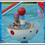 Outdoor Aquatic Play Equipment , Water Spray Park Equipment For Kids