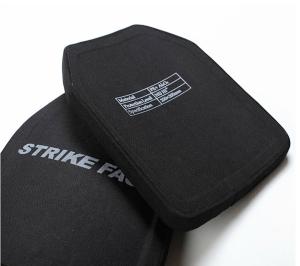 China Ceramic Military Ballistic Plates PE Insert Armor Level 3 Bulletproof Plates factory